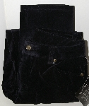 +MBAJ #502-0073    "Size 6 Tall " 2005 Jeanology Black Velvet Jeans"