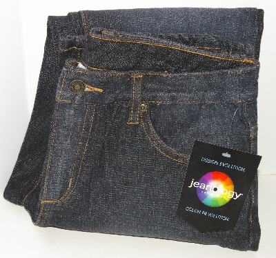 +MBAJ #502-0053  "2005 Jeanology Black Wash Denim 5 Pocket Jeans"