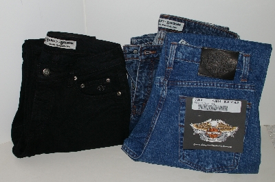 +MBAJ #502-0106  "Set Of 3 Pairs Of Womens Harley Davidson Jeans"