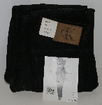 +MBAJ #502-0057   "Size 8/32" Long  "Black Calvin Klein Relaxed Fit Jeans"