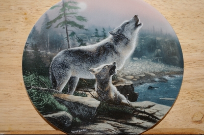 +MBA #6-074   "1991 "Howling Lesson" By Artist Kevin Daniel