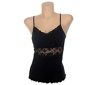 +MBAJ #501-A8274  "Angle Love Empire Waste Lace Trim Camisole With Ultimair"