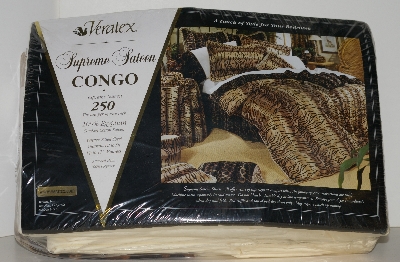 +MBAJ #502-0143  "Veratex Supreme Sateen "Congo" Cal King Sheet Set"