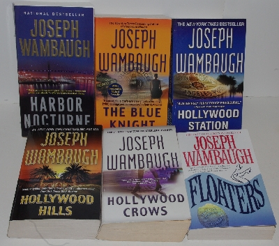 +MBAM #421-0128  "Lot Of 6 Joseph Wambaugh Paperbacks"