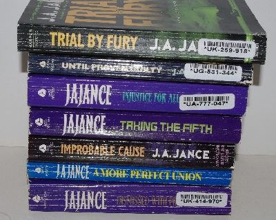 MBAM #421-0109 "Set  Of "14"  J.A. Jance J.P Beaumont Books"