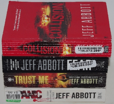 +MBAM #421-0148 "Lot Of 4 Jeff Abbott Standard Novels"