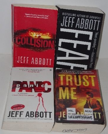+MBAM #421-0148 "Lot Of 4 Jeff Abbott Standard Novels"