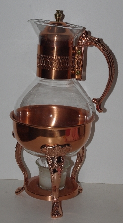 +Lamps II #0072  "Copper Craft Copper & Brass Coffee Carafe"