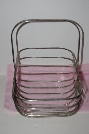 +Lamps II #0093  "1988 Godinger Silver Plated Bread/Roll Basket"