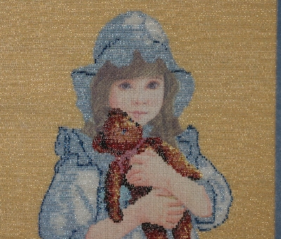 *Lamps II #0348  "1986 Little Girl With Teddy Bear"