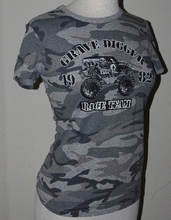 +MBA #1313-0060 "Set Of 2 Womans Grave Digger T-Shirts"