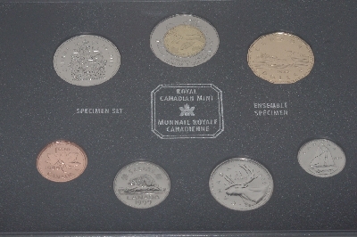 +MBA #1616-341    "1999 Royal Canadian Mint 7 Coin Specimen Set"