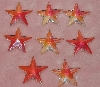 +MBA #1616-0040  "Set of 8 Faceted AB Crystal Star Beads"