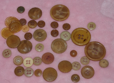 MBA #1616-0063  "Vintage 44 Piece Button Lot"
