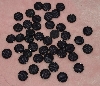 MBA #1616-0073  "Vintage Lot Of 44 Black Buttons"
