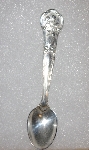 MBA #1919-0099  "1978 Arkansas  Sterling Frnklin Mint Mini State Flower Spoon"