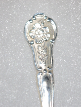 MBA #1919-0084  "1978 Georiga  Sterling Franklin Mint Mini State Flower Spoon"