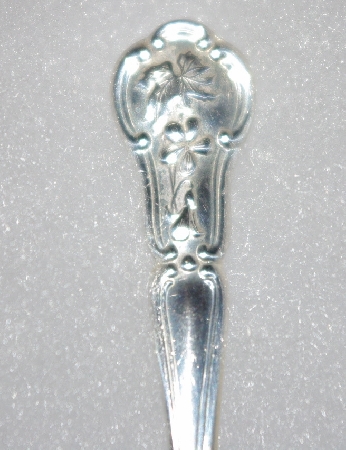 MBA #1919-0079  "1978 Rhode Island  Sterling Franklin Mint Mini State Flower Spoon"