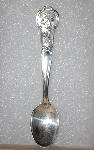 MBA #1919-0036  "1978 New Jersey  Sterling Franklin Mint Mini State Flower Spoon"
