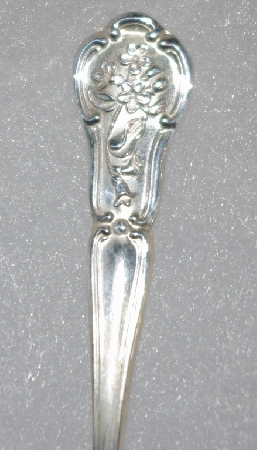 MBA #1919-0042  "1978 Massachusetts  Sterling Franklin Mint Mini State Flower Spoon"