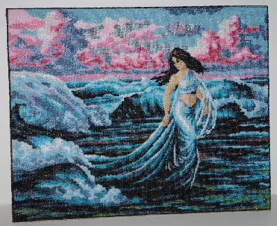 MBA #2020-0027  "Collection D' Art Hand Beaded Tapestry"