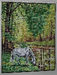 MBA #2020-0019  "Collection D' Art Hand Beaded Tapestry"