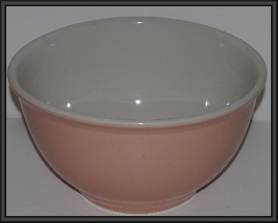 +MBA #2323-0001  "Large Pink "Tag" Mixing Bowl"