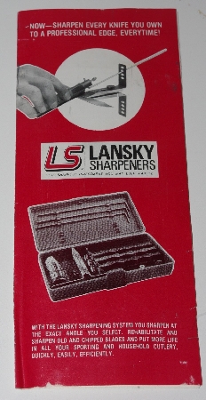 +MBA #2323-0144  "1987 Lansky Sharpener Set"