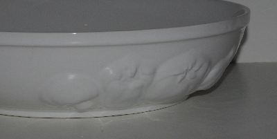 +MBA #2525-0148  "Century Large White Ceramic Pasta Serving Bowl"