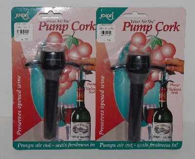 +MBA #2525-0239  "1995 Set Of 2 Wine Air-Vac Pump Corks"