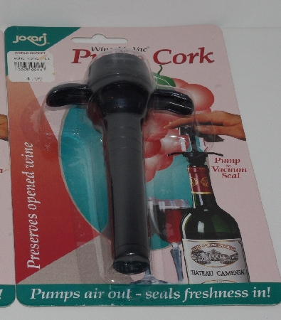 +MBA #2525-0239  "1995 Set Of 2 Wine Air-Vac Pump Corks"