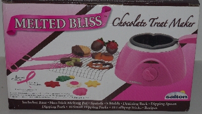+MBA #2626-0121  "2005 Salton Pink Melted Bliss Chocolate Treat Maker"