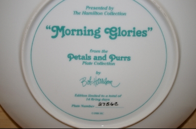 +MBA #7-040   "1988 "Morning Glories" By Artist Bob Harrison