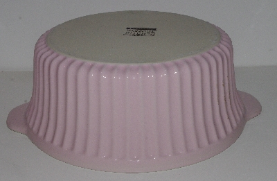 +MBA #2626-0192  "Typhoon Vintage Pink Large Ceramic Casserole Dish With Lid"