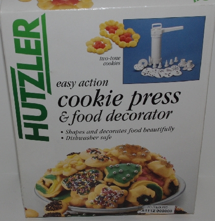 +MBA #2727-483   "1998 Hutzler Easy Action Cookie Press & Food Decorator"