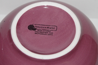 +MBA #2700-0235   "Hausenware Pink Set Of 2 Ceramic Bowls"