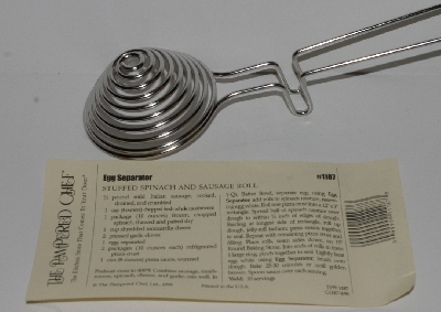 +MBA #2727-0289   "1999 Pampered Chef Egg Seperator"