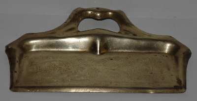 +MBA #2727-0255    "Vintage Brass Crumb Tray"