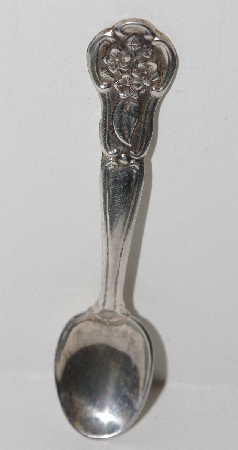 MBA #2727-0110   "1978 Pennsylvania Mini Sterling State Flower Spoon"