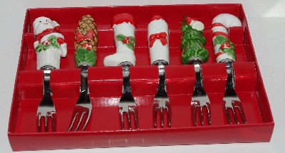MBA #2727-695   "1980's 12  Piece Home For The Holidays Spreaders & Forks"