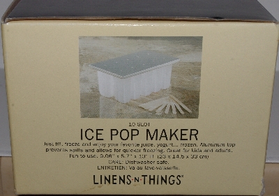 +MBA #2727- 0009  "Linens-N-Things 10 Slot Ice Pop Maker"
