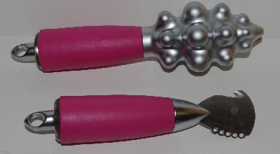 +MBA  #2727-670    "Set Of 2 AR+Cook Pink Handled Citris Tools"