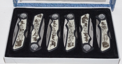 +MBA #2727-0365    "Frost Cutlery Wildlife Collection 5 Piece Pocket Knife Set"