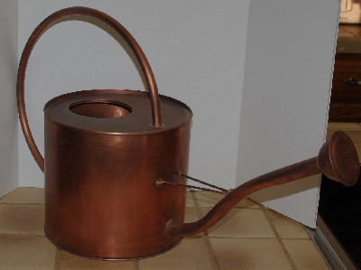 +MBA #2828-259   "Large Copper Watering Can"