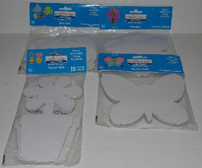 +MBA #2828-0294  " 72 Piece Set / 4 Packs Of Creatology Paper Shapes & 1 Color Package  Diffusing Butterflys"