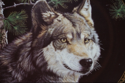 +MBA #8-162  "1995 "Grey Wolf" By Artist M. Richter