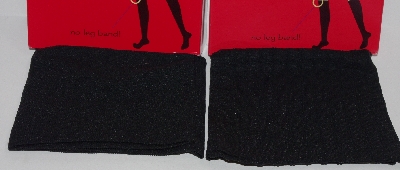 +MBA #2828-0055  "2003 Spanx Black Set Of 4 Pairs Topless Trouser Socks"