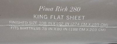 +MBA #2929-452   " 4 Piece Wamsutta Pima Rich 280 King Sheet Set"