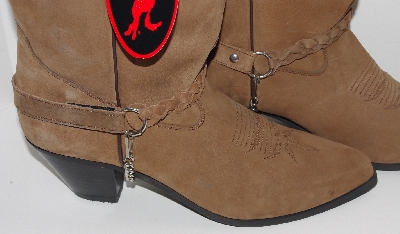 +MBA #2929-0045    " Womens Dingo Style # 723107 Brown Suede Cowboy Boots"