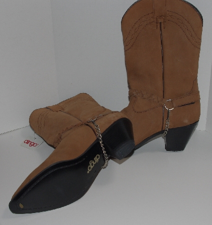 +MBA #2929-0045    " Womens Dingo Style # 723107 Brown Suede Cowboy Boots"